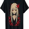 Horor Anime Manga _ Japonsko Strašidelné Kawaii Goth Tričko(4)