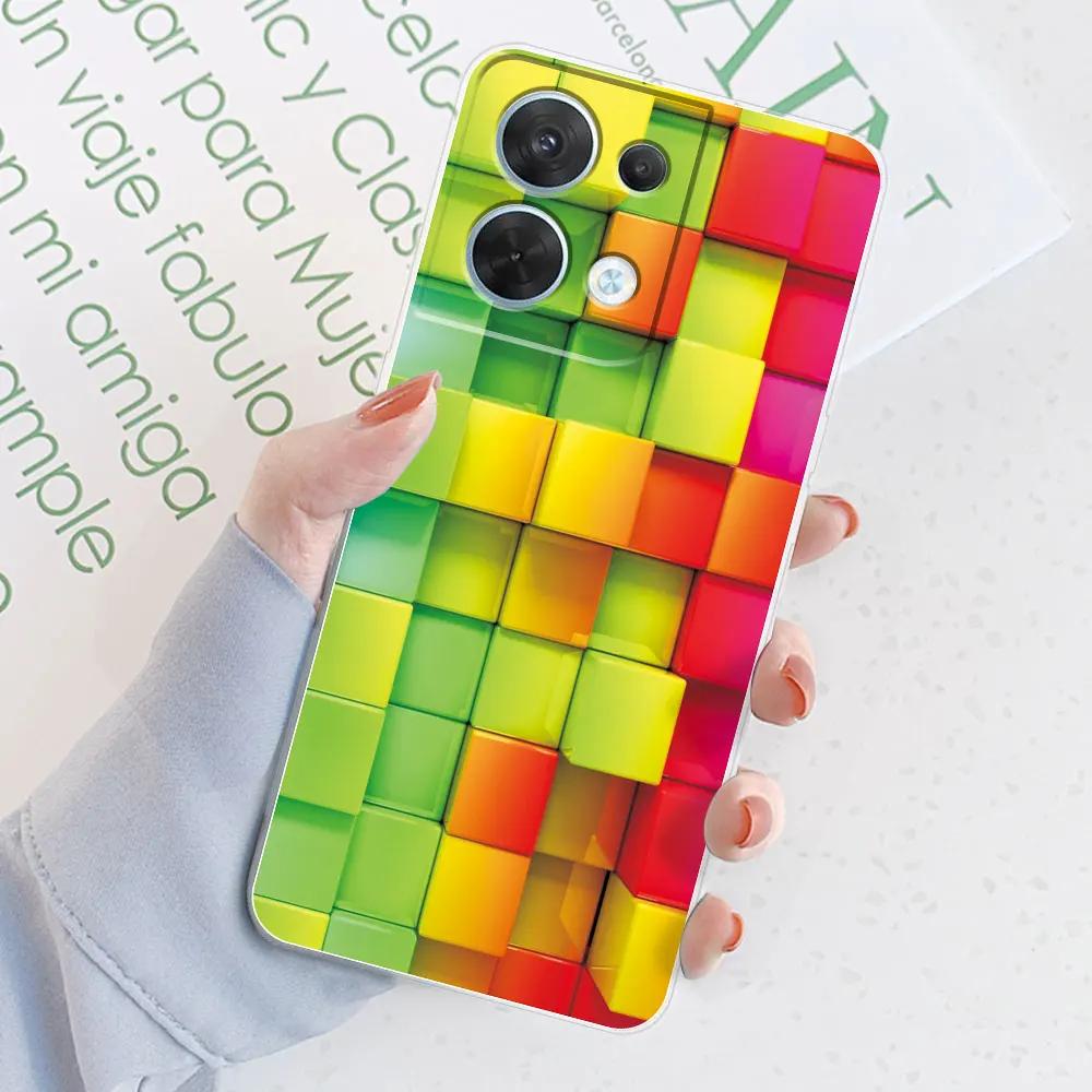 Für OPPO Reno 8 Pro 5G Hülle 8 Pro + Farbverlauf Transparente Hülle Für OPPO Reno 8 Pro + Plus Reno8 Cover Silikon Rückseite Stoßfänger