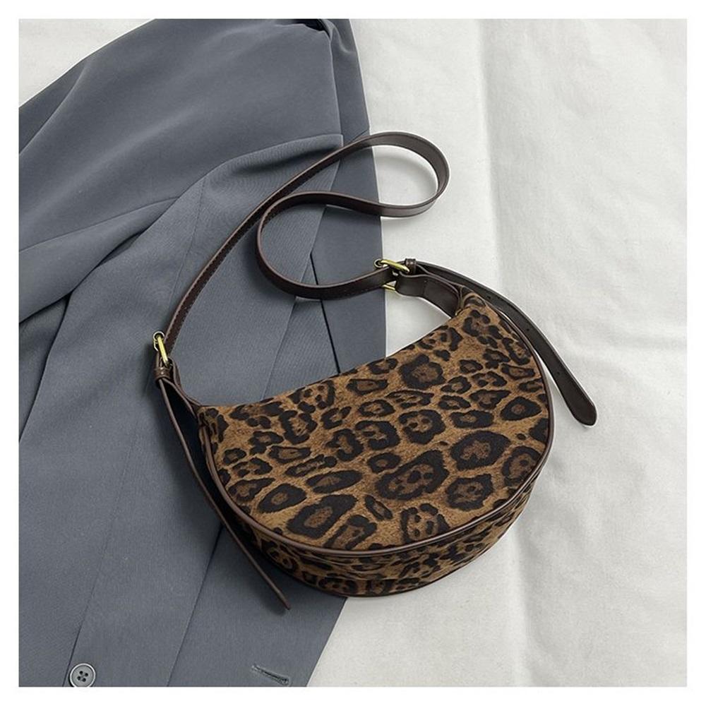 Bolso Pequeño Nuevo para Mujer Bolso Cruzado Popular Moda Estampado de Leopardo Hombro