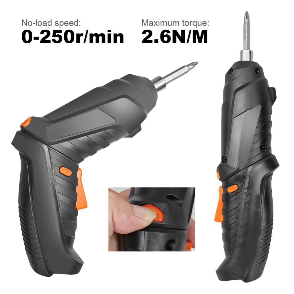 Multifunctional Electric Screw Driver USB Charging Cordless Screwdriver  Drill Driver