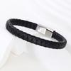 Minimalists Sturdy PU Leather Handmade Bracelet Ergonomic Designs for Workouts and Social Occasions