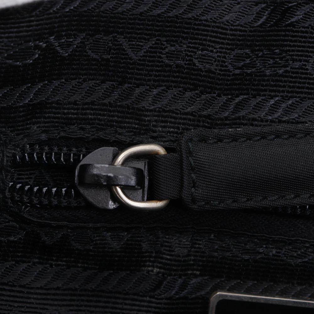 PRADA SPORTS Pochette Shoulder Bag B8675 NERO Black Nylon Unisex Used