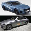 2 Stück Gitter Totem Auto Karosserie Seitenleisten Aufkleber Rennauto Gestreifte Vinyl-Aufkleber Auto Karosserie Styling Dekorationsaufkleber Zubehör