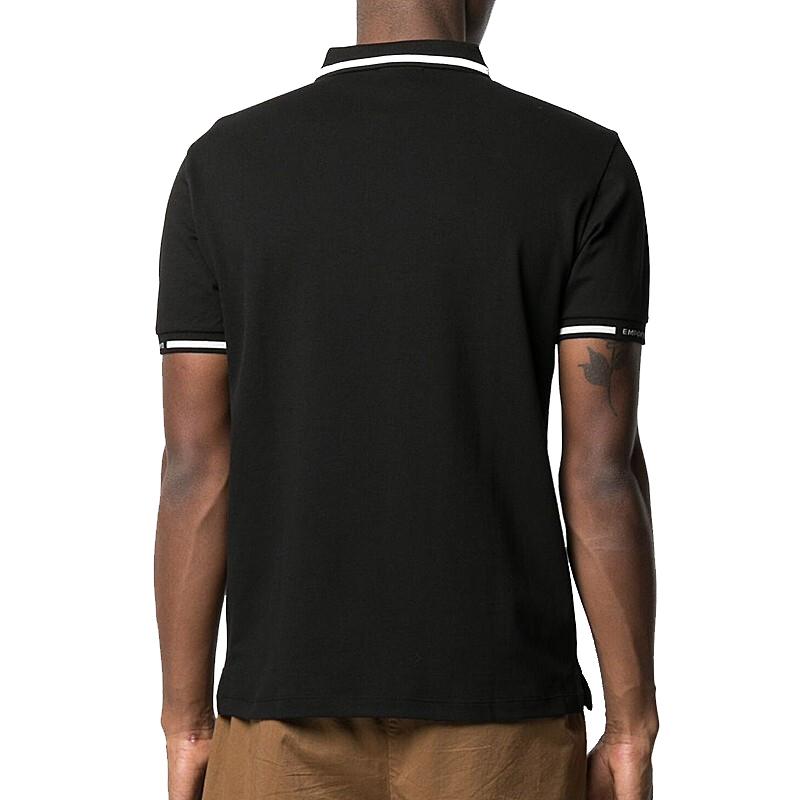 EMPORIO ARMANI Polo Shirt Men's Blue Black 3K1FA4-1JPTZ-09C9