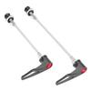 Stainless Steel Axle CNC Alloy Skewers for Mountain Bike Bicycle Quick Release (black 100 135)
