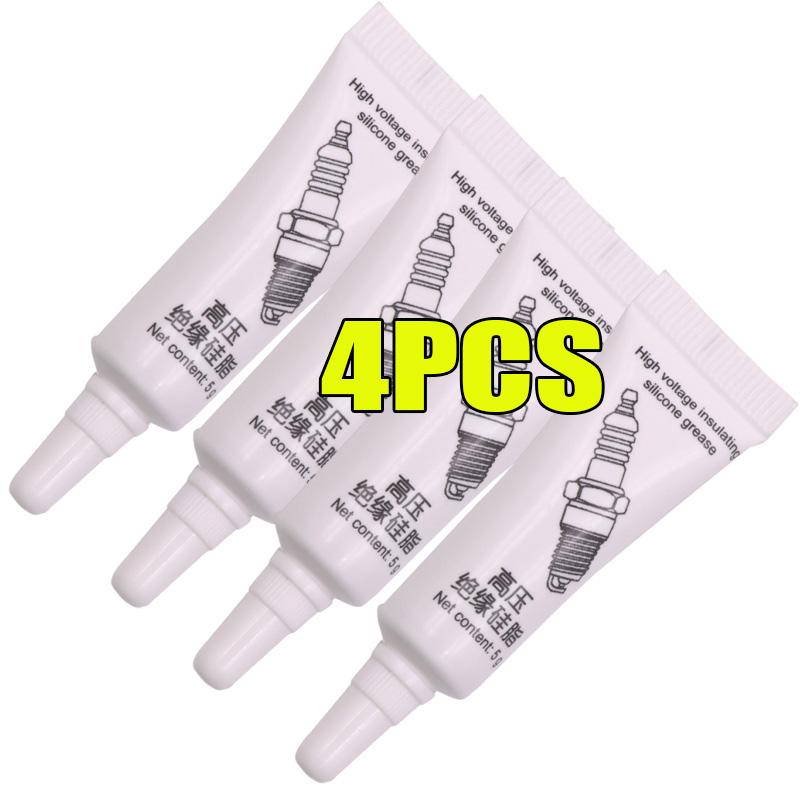 Car Spark Plug High and Low Temperature Corrosion Resistance Car Spark Plug High Voltage Insulated Silicone Grease Ignition Coil