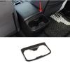 FOR Toyota Tacoma 2016- Carbon Fiber Look Rear Water Cup Holder Trim 1pcs