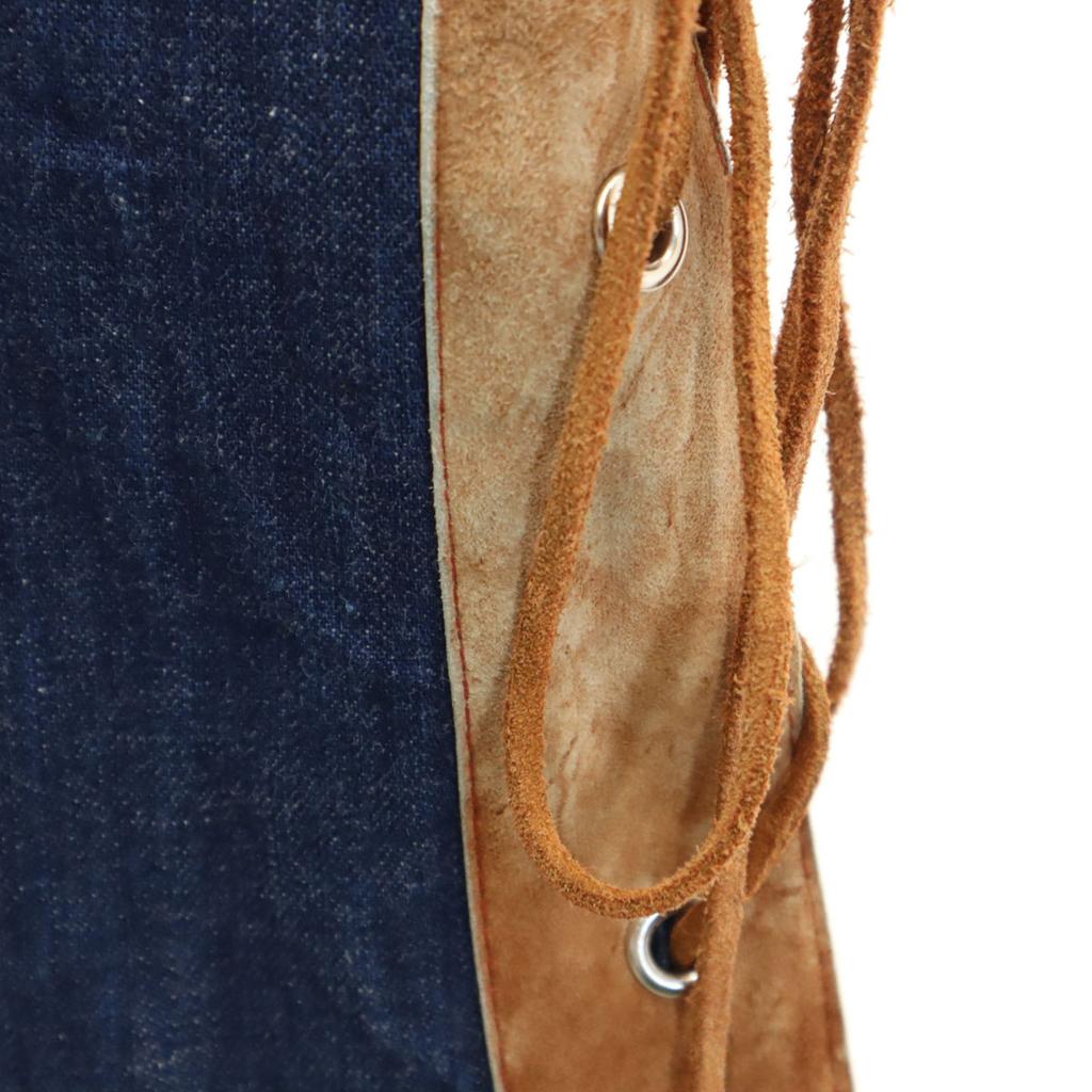 80s 42 Talon Vintage Hem spindle Flare denim pants Women Used