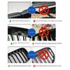 A51K-Car Double Slat Front Bumper Grille For BMW 5 G30 G31 G38 530I 540I 2018-20120 Middle Grille