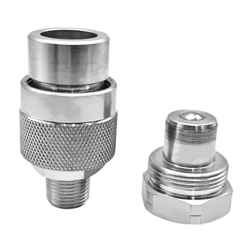 Hydraulic Quick Coupler Set High Pressure Quick Connect High Hardness Carbon