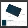 DE Slim Mouse Tochigi 220mm X Genuine Made In Simple Suede Backing Oriental Blue [AM MASU] Pad, Leather, 135mm, Leather, Japan, Design, - SMP-047