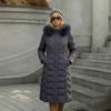 Medium To Long Slim Fit Thick Cotton Jacket Warm Cotton Clothing for Women