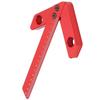 Center Measuring Tool, 45/90° Square Center Finder Line Gauge Aluminum Alloy Woodworking Center Scribe Measuring Tool, 0-160mm, 0.5mm High Accuracy