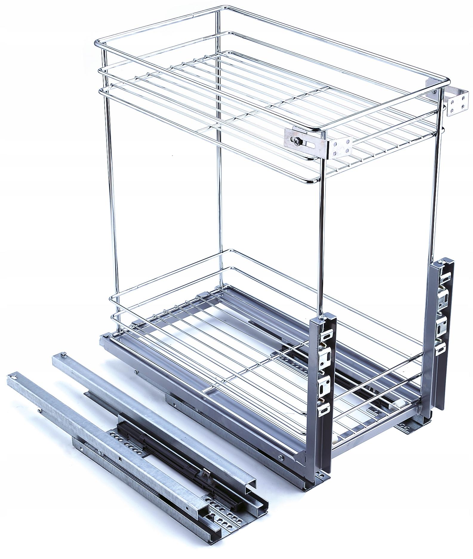 Cargo Basket 15 Chrome Soft Close