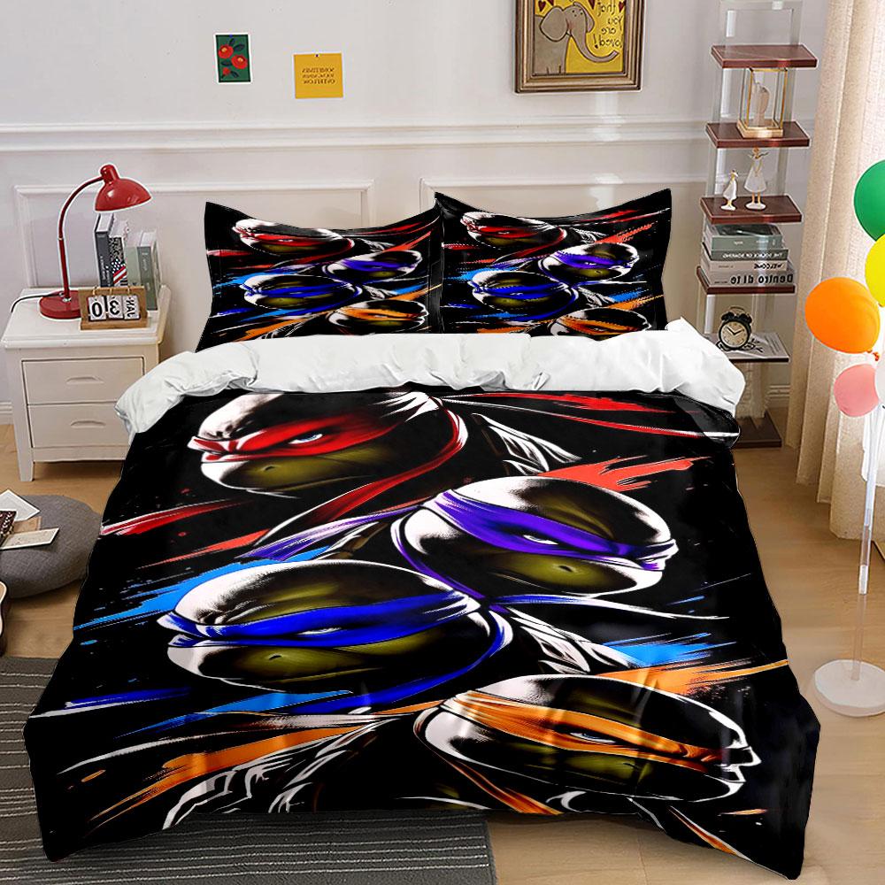 "Vibrant Ninja Adventure Splash" Bedding sets Duvet covers Pillowcases(1* Duvet Cover 2* Pillowcases without duvet insert)