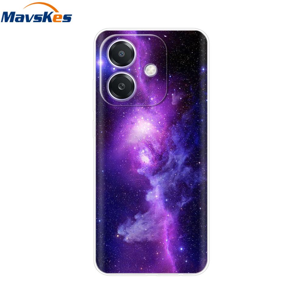 Oppo A3x A3 4G 5G Kılıfı CPH2669 Boyalı Çiçekli Kapak Darbeye Dayanıklı Telefon Kılıfı Oppo A3x OppoA3 OppoA3x İçin Yumuşak TPU Kılıflar Kılıf