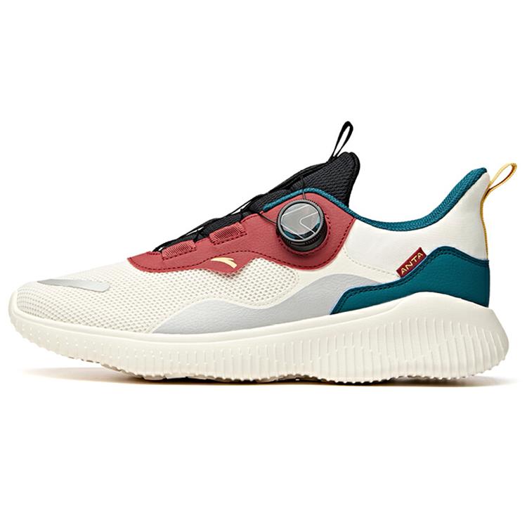 New Anta Running Collection Cushioning, Slip Resistant, And Abrasion Resistant Low Top Running Shoes Men's Velour Red 912045520-2