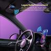 Bluetooth 5.3 Speaker Wireless Car Audio Receiver Music Player Handsfree Car Kit Long Battery Life 600mAh Sun Visor Speakerphone