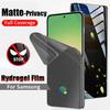 Samsung Galaxy A07 A17 A37 A57 A06 A16 A26 A36 A56 A05 A15 A25 A35 A55 A14 A24 A34 A54 Matte Privacy Soft Hydrogel Film Screen Protector