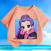 Boys' and Girls' K-pop Hunting Girl Group Rumi's T-shirt Summer Children's Casual Short-sleeved Pure Cotton T-shirt