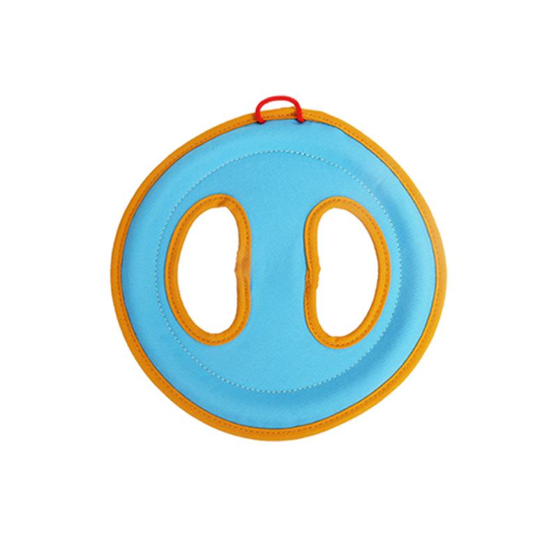 

Dog Flying Toy Canvas Frisbee, Durable Teeth Grinding, Interactive Training, Adult Beach Throwing Toy Charming eye plate