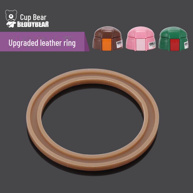 Original Bear Silicone Straw Cup Set: Includes Suction Cup, Mouthpiece, Hose, and Coaster for Kids' Learning and Drinking.