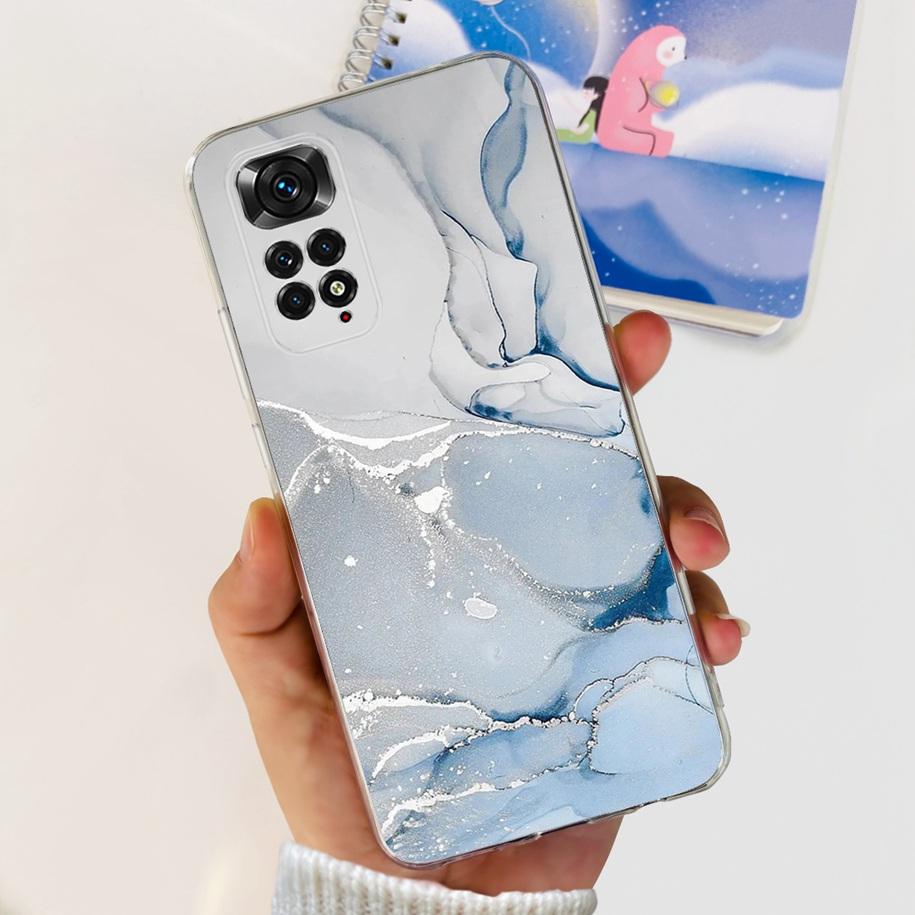 For Xiaomi Redmi Note 11 Cases Redmi Note 11s Cover Popular Flower Butterfly Soft Clear Cover For Redmi Note11 Note11S 5G Fundas