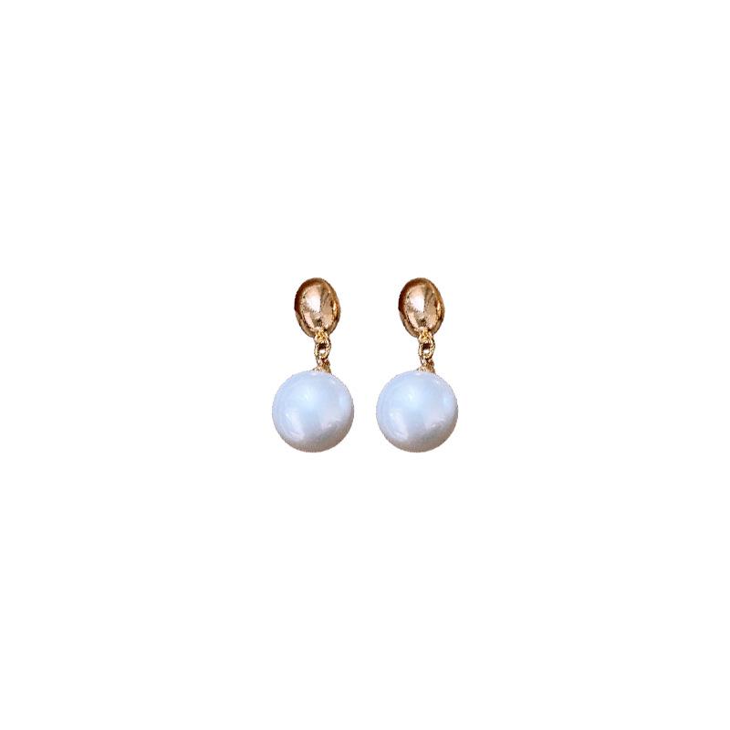 Korean Fashion S925 Sterling Silver Pearl Drop Earrings - New 2024 Versatile High-End Style for Women
