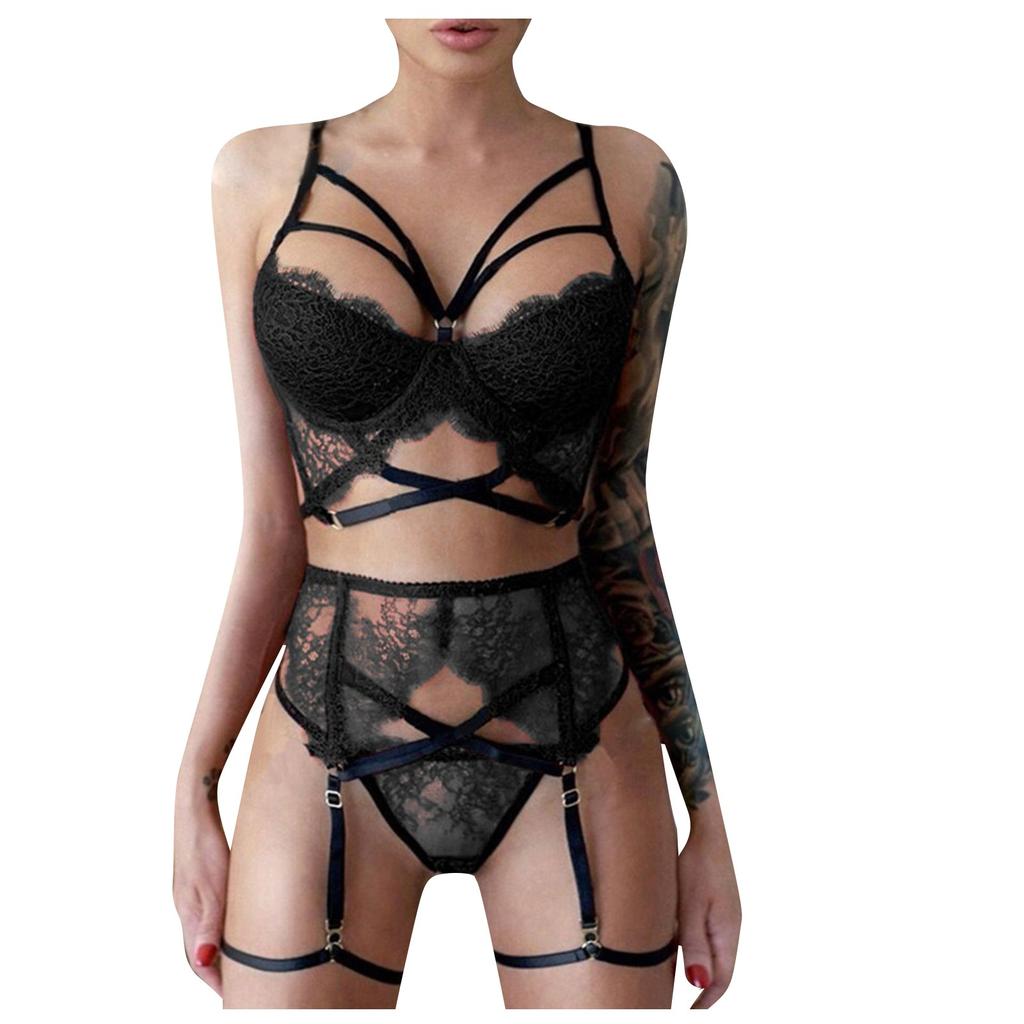 Dámský řemínek Krajka Háčkování Výřez Teddy Spodní prádlo Vyšívací spodní prádlo