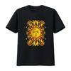 Sonnen Tarot Herren T-Shirt Große Arkana Sonnenschein Freude Aufdruck vintage Gewaschen Dehnbar Weich Designer Kleidung Vielseitig Grafik