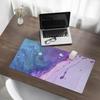Anti-Slip Protective Desk Mat with Abstract Wave Graphic 90x45 Cm