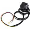European 7-Hole Power Cord with European Plug, 1.5m Flat Wire & Trailer Connector