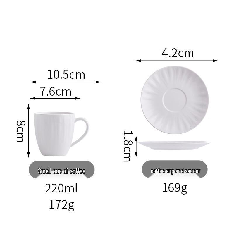 abay Minimalist White Ceramic Rice Bowl Set