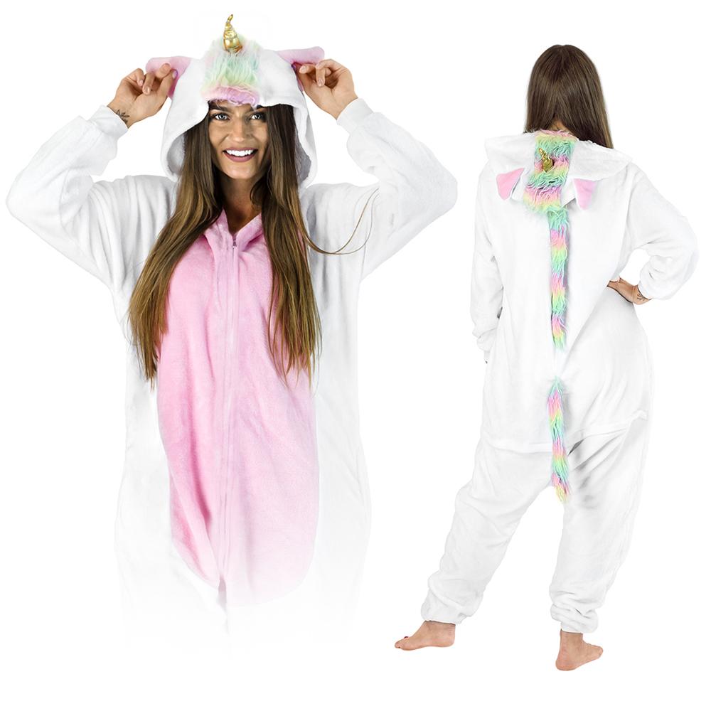 Pánské pyžamo kigurumi jednorožec overal kostým pro dospělé velikost S