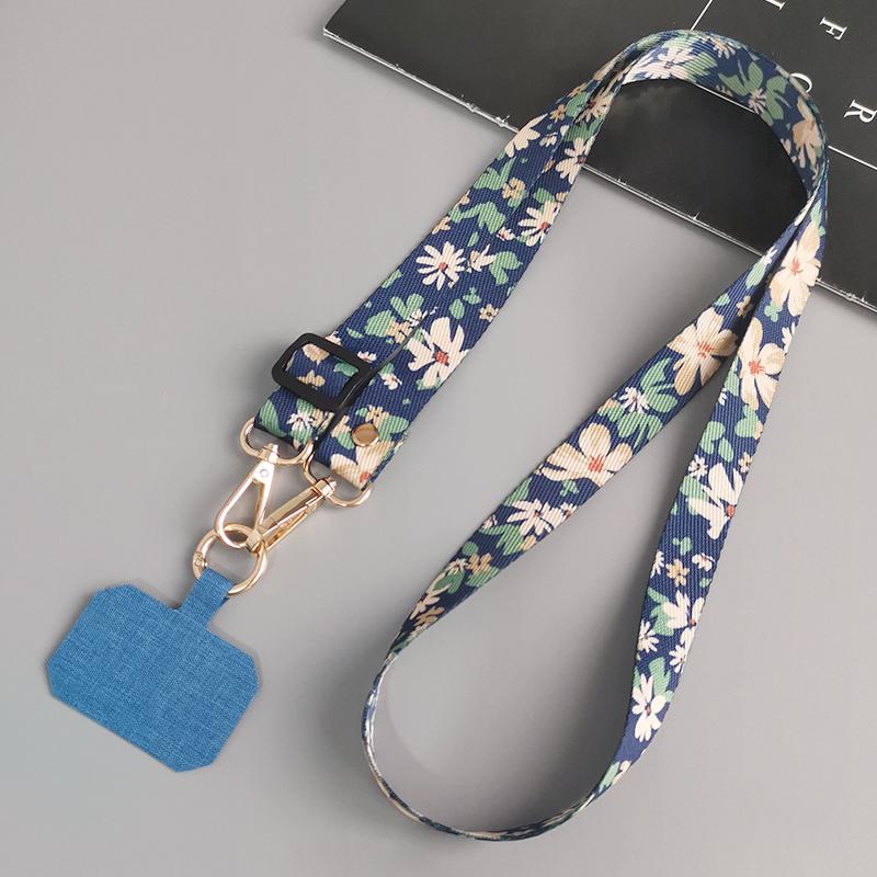 Laccio da collo regolabile con cordino per cellulare a tracolla dipinto con clip a guarnizione Anti-Perdita Laccetti universali per custodia del telefono