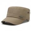 Adjustable Cadet Hat Cotton Flat Top Hats Fashion Sun Hat  Fishing