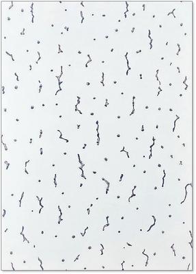 Paper Entrance Ceiling Repair Sticker Travertine A4 5 Sheets Hole Dirty Repair 55229