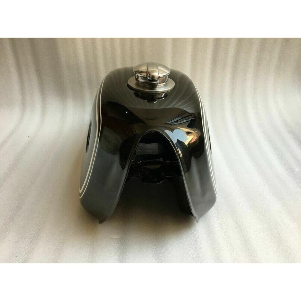 BMW R100S R100CS R100RS R100RT Alloy Black Painted Petrol Fuel Tank With Cap