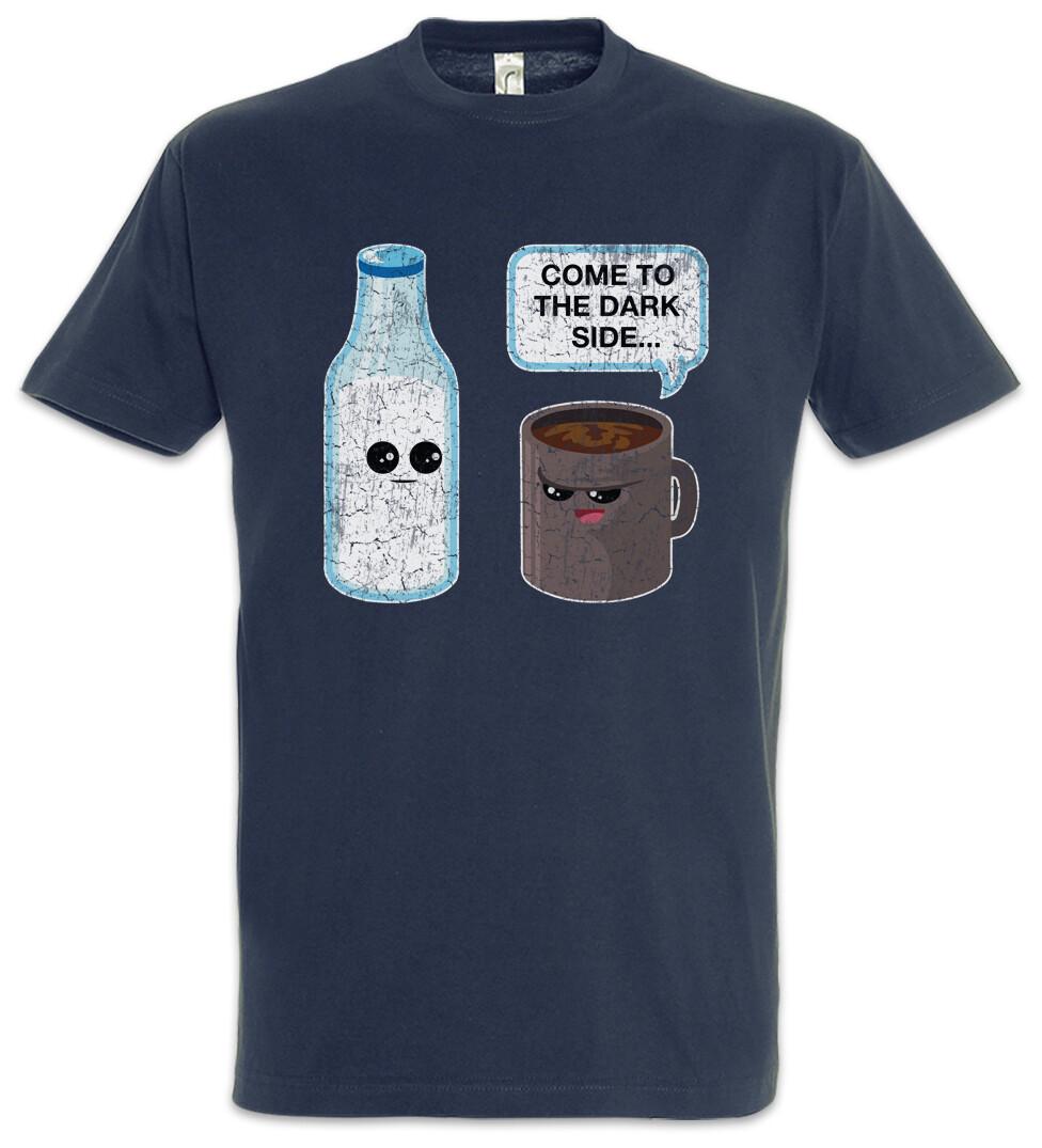 Dark Side Coffee T-Shirt Star Caffeine Geek Nerd Wars Milk Computer Scientist XXXXL