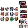 Premium Quality 12pcs Beyblade Set Portable Gyro B122 B125 B127 With Storage Case