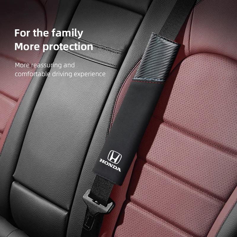 Car Seat Belt Protective Shoulder Cover Auto Accessories For Honda Civic Fit Jazz Accord Pilot CRV Odyssey Passport City Shuttle