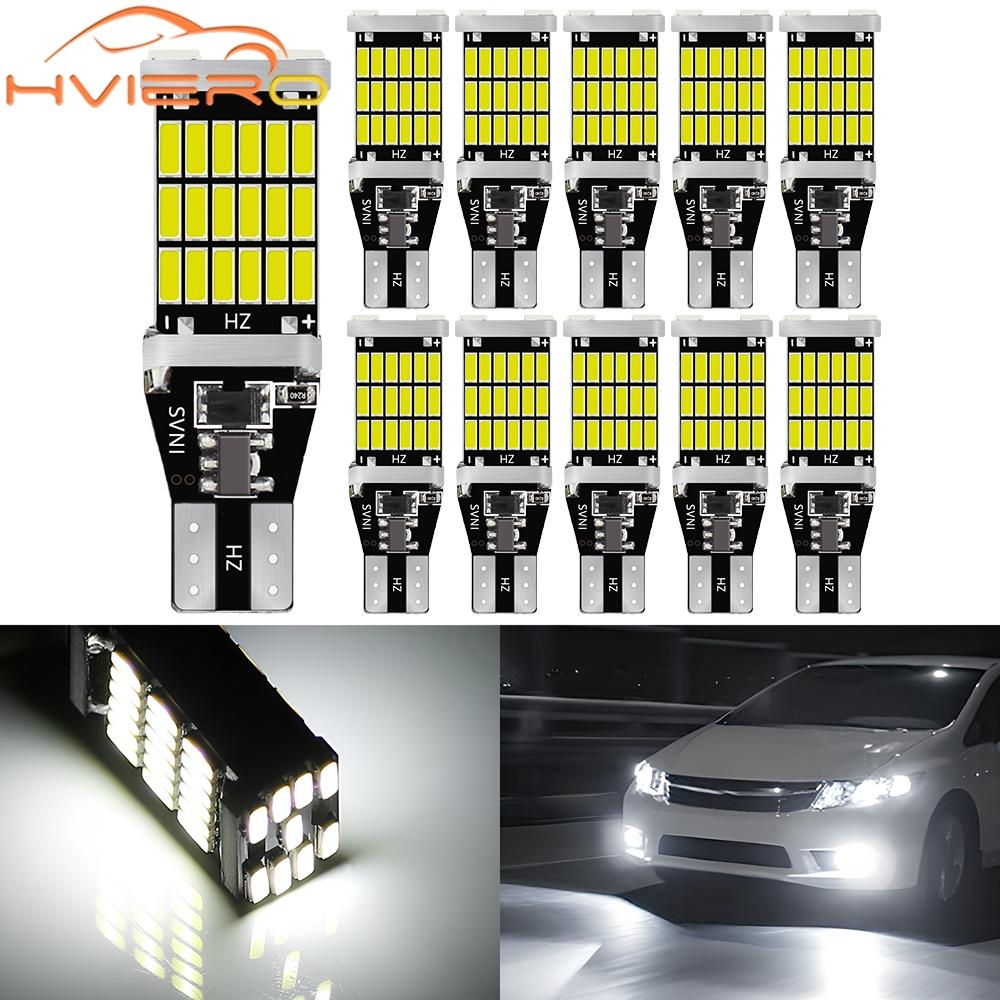 2X 921 912 W16W T15 30/45SMD Chipsets LED Canbus Error Free Bulbs For Backup Reverse Lights 1000 Lumens 6000k Xenon White