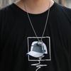 Brand All-Match Ring Necklace Dual-Use Men'S Pendant Simple Women'S Hip-Hop Personality Titanium Steel Accessories