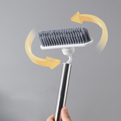 Multi-functional Bathroom Crevice Cleaner, No Dead Angle Hard Bristle Brush, Floor Brush, Rotating Brush For Floor Crevices