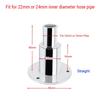 316 Stainless Steel Thru Hull Exhaust Skin 24mm Tube Pipe Socket Hardware for   heaters Exhaust Pipe