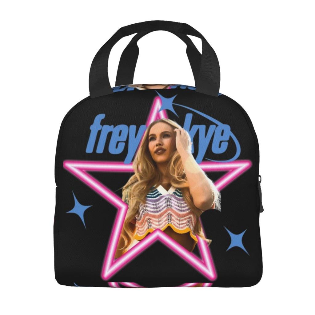 Freya Skye Singer Merch Insulated Lunch Bag For Office Food Container Leakproof Cooler Thermal Bento Box