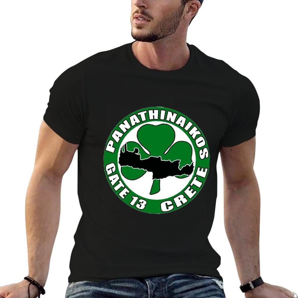 Panathinaikos Gate 13 Tshirt Large Size Basic Casual Tshirt