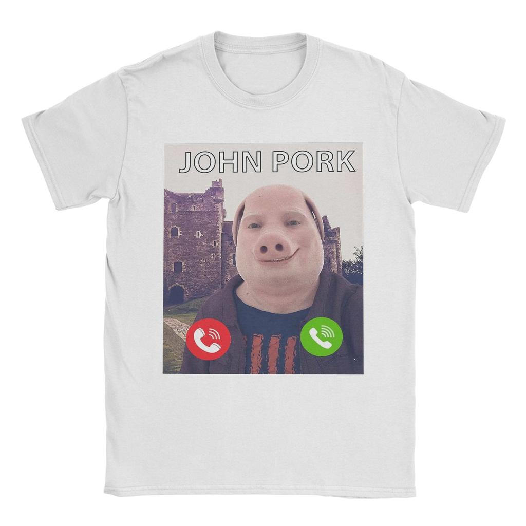 John Pork Is Calling Tshirt Unisex Unisex Amazing Pure Cotton Tees O Neck Short Sleeve T Shirt Summer Tops