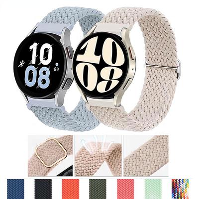 20mm/22mm Band For Huawei GT 2e 3 4 Braided Samsung Galaxy Watch 4/5/6/5 Pro/6 Classic/gear S3/active 2 Solo Loop Bracelet  Strap