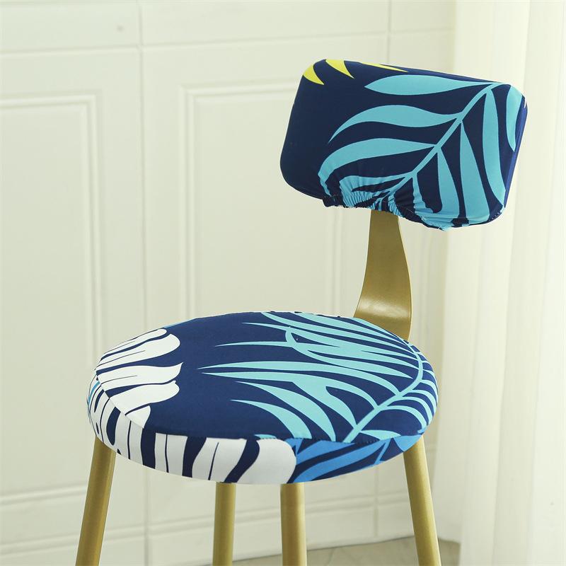 Chair Cover Elastic Universal Round Stool Chair Cover Full Dust Shield Modern Bar Rotating Chair Stool Cover Durable